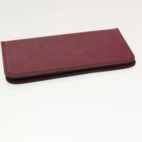 LOUIS VUITTON Epi iPhone X / XS Folio iPhone Case Fuchsia - Picture 4 of 10
